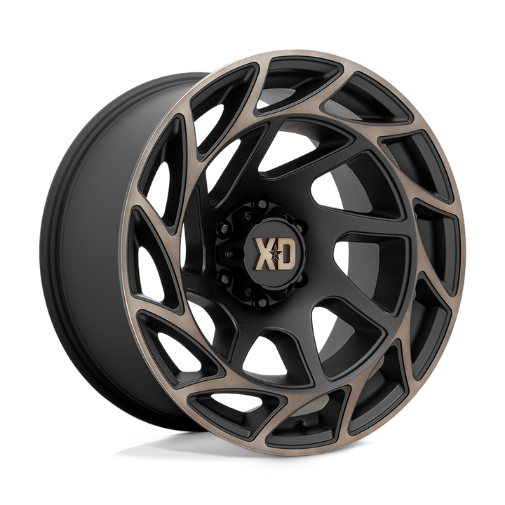 XD Wheels Xd860 Onslaught 20x10 6x135 -18 87.1 Satin Black With Bronze Tint