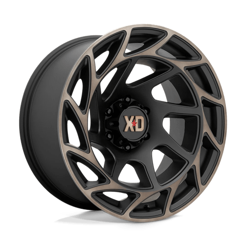 XD Wheels Xd860 Onslaught 20x10 6x135 -18 87.1 Satin Black With Bronze Tint