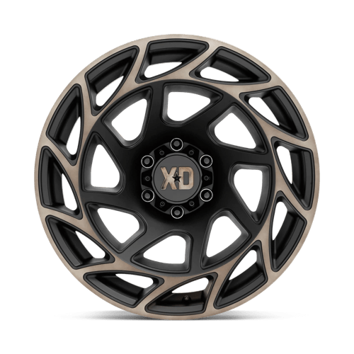 XD Wheels Xd860 Onslaught 20x10 6x135 -18 87.1 Satin Black With Bronze Tint