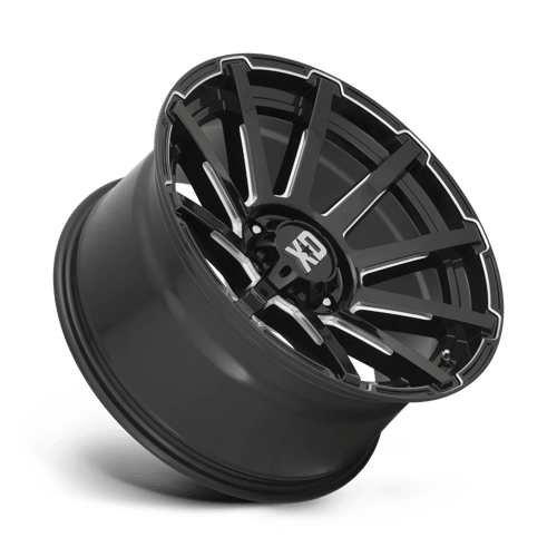 XD Wheels Xd847 Outbreak 22x10 8x165.1 -18 125.1 Noir Brillant Fraisé