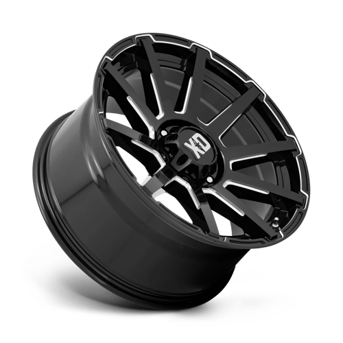 XD Wheels Xd847 Outbreak 20x10 6x135 12 87.1 Noir Brillant Fraisé
