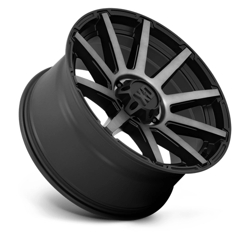 XD Wheels Xd847 Outbreak 20x10 5x127 12 71.5 Noir Satiné Avec Teinte Grise