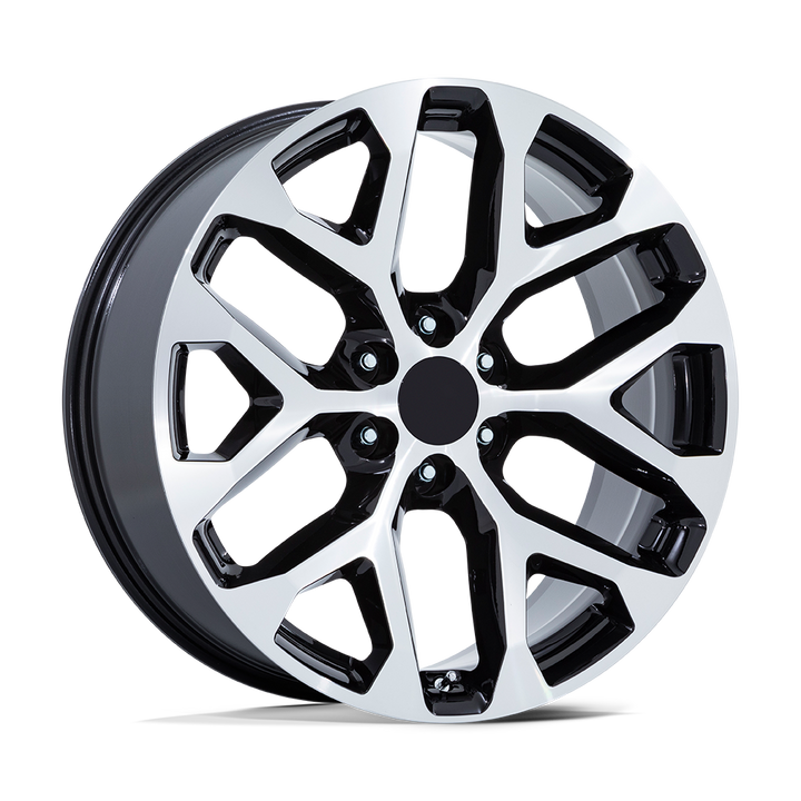 Performance Replicas Pr177 22x9 6x139.7 24 78.1 Face usinée noir brillant