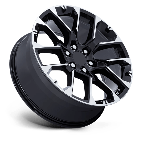 Performance Replicas Pr224 22x9 6x139.7 28 78.1 Gloss Black With Machined Face