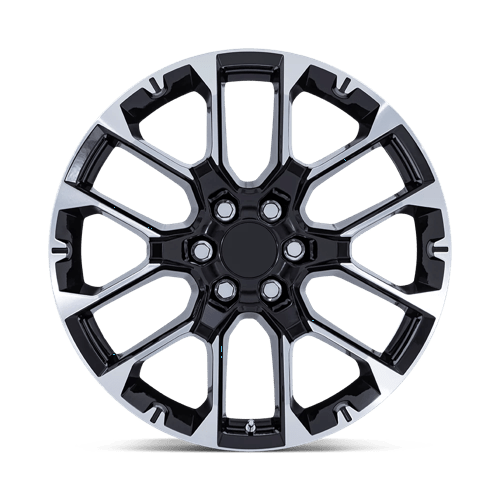 Performance Replicas Pr224 22x9 6x139.7 28 78.1 Gloss Black With Machined Face
