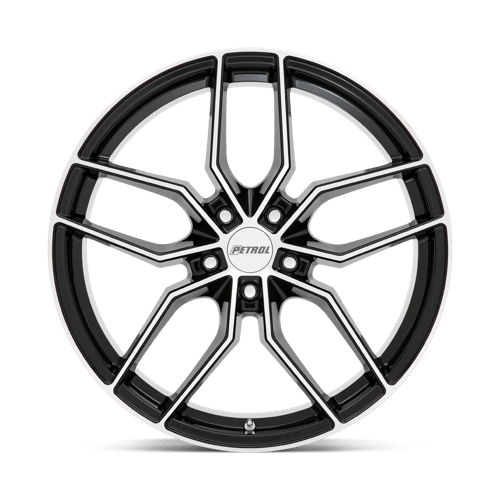Essence P5c 20x8,5 5x112 40 66,56 Noir brillant avec face usinée