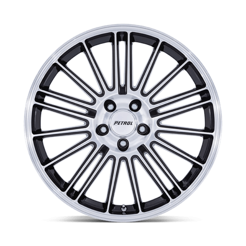 Essence Pe001 P1d 17x8 5x108 40 72.56 Noir brillant avec face usinée