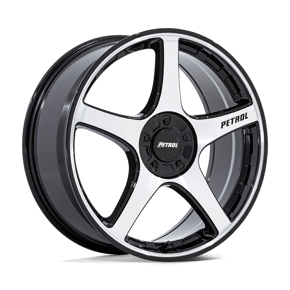 Petrol Pe003 P2e 18x8 5x110 / 5x115 40 72.56 Gloss Black Machined Face