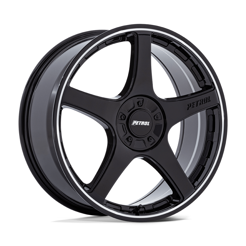 Petrol Pe003 P2e 17x8 5x110 / 5x115 40 72.56 Gloss Black Machined Lip