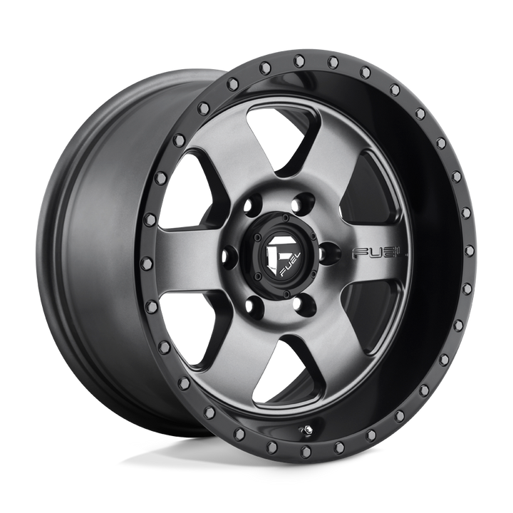 FUEL OFF-ROAD D619 PODIUM 18X9 5X127 1 78.1 ANNEAU PERLE NOIR GUN METAL MAT