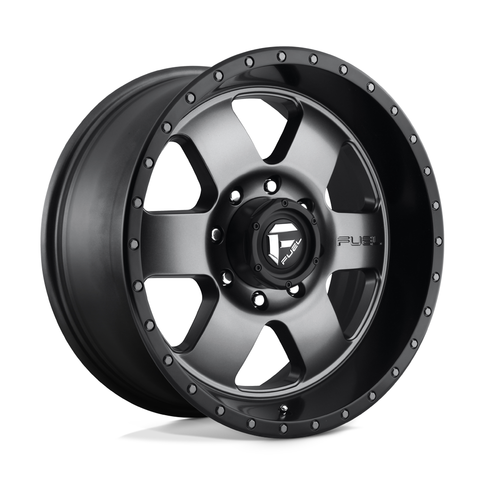 FUEL OFF-ROAD D619 PODIUM 20X9 8X170 1 125.1 ANNEAU PERLE NOIR GUN METAL MAT