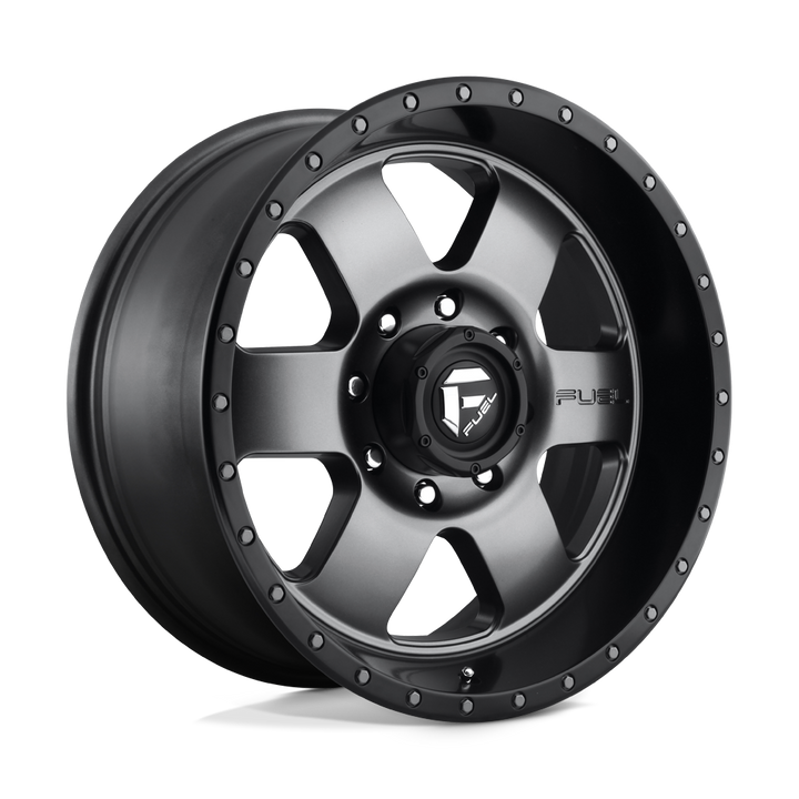 FUEL OFF-ROAD D619 PODIUM 20X9 8X170 1 125.1 ANNEAU PERLE NOIR GUN METAL MAT