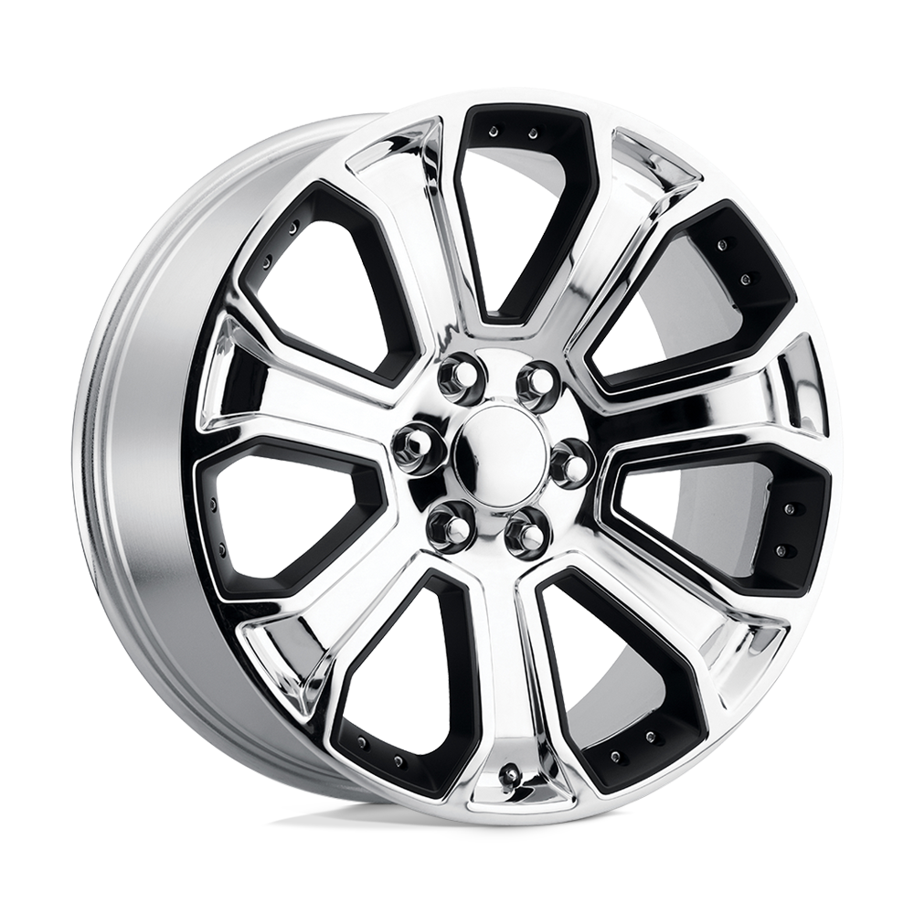 Performance Replicas Pr113 20x9 6x139.7 24 78.1 Chrome With Matte Black Accents