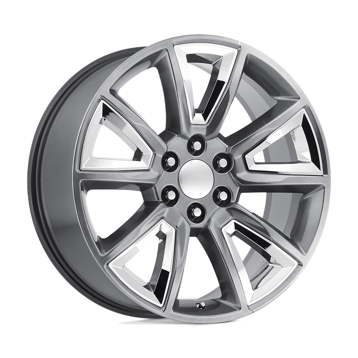 Performance Replicas Pr168 22x9 6x139.7 24 78.1 Hyper Silver avec accents chromés