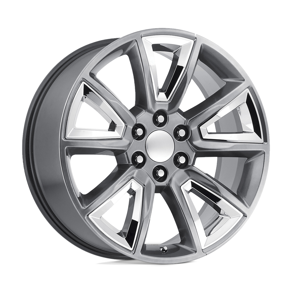 Performance Replicas Pr168 22x9 6x139.7 24 78.1 Hyper Silver avec accents chromés