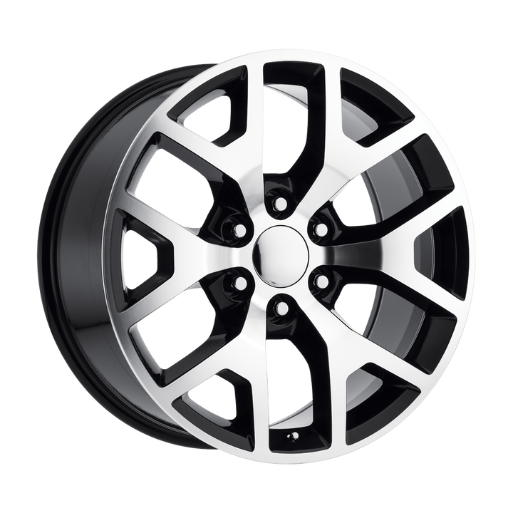 Performance Replicas Pr169 22x9 6x139.7 28 78.1 Gloss Black With Machined Spokes
