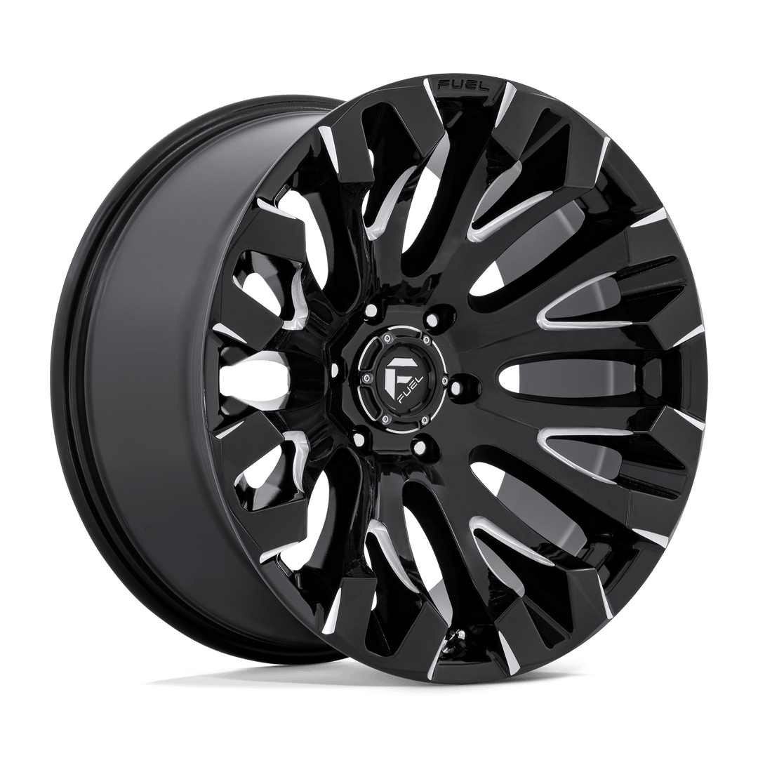 Carburant Off-Road D828 Quake 18x9 5x127 1 71,5 Noir Brillant Fraisé