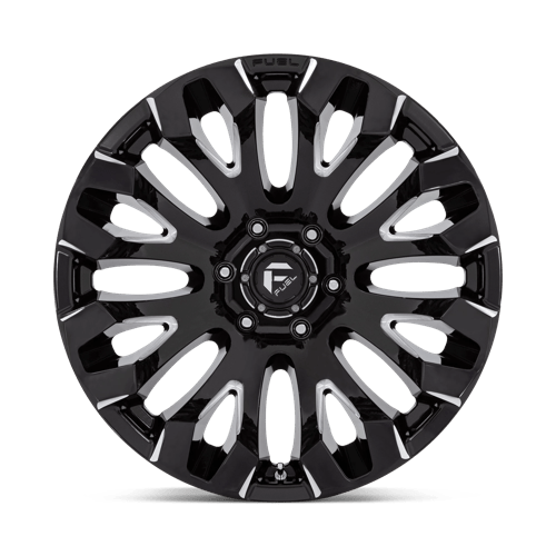 Carburant Off-Road D828 Quake 20x9 5x150 1 110.1 Noir Brillant Fraisé
