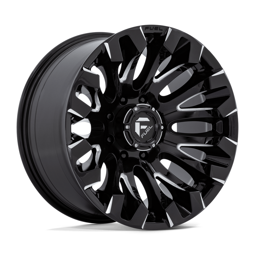 FUEL OFF-ROAD D828 QUAKE 20X10 8X165.1 -18 125.1 GLOSS BLACK MILLED