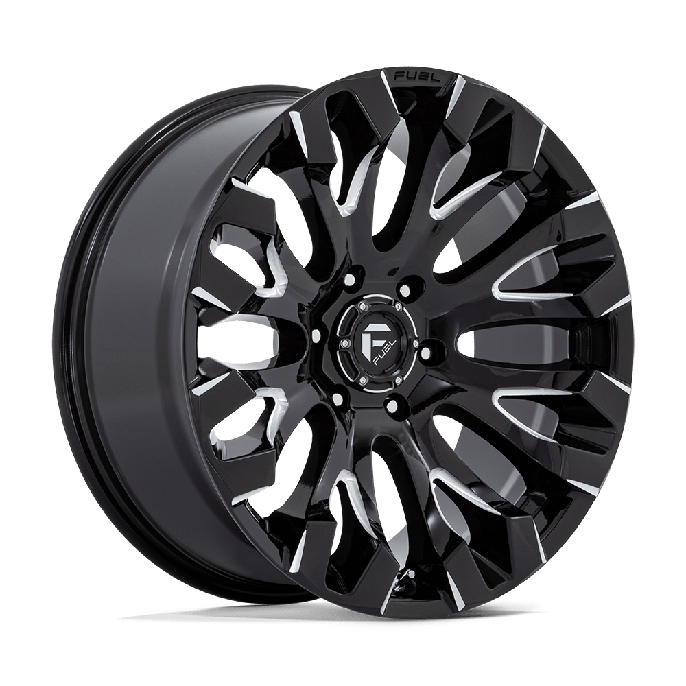 Carburant Off-Road D828 Quake 20x9 6x135 1 87.1 Noir Brillant Fraisé