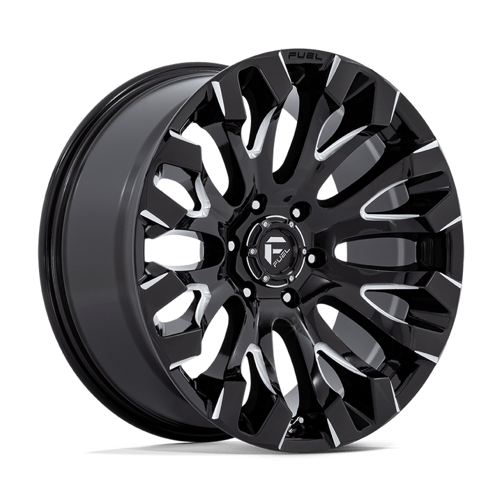 Carburant Off-Road D828 Quake 20x9 6x135 1 87.1 Noir Brillant Fraisé
