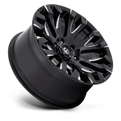 Carburant Off-Road D828 Quake 20x9 6x135 1 87.1 Noir Brillant Fraisé