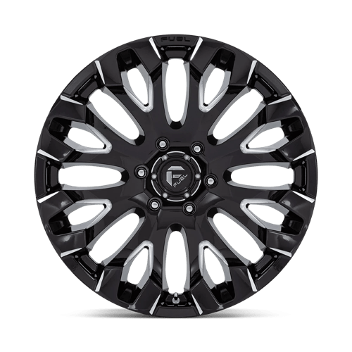 Carburant Off-Road D828 Quake 20x9 6x135 1 87.1 Noir Brillant Fraisé