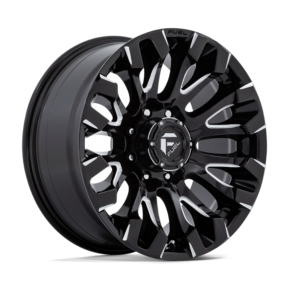 Carburant Off-Road D828 Quake 20x9 8x165.1 1 125.1 Noir Brillant Fraisé