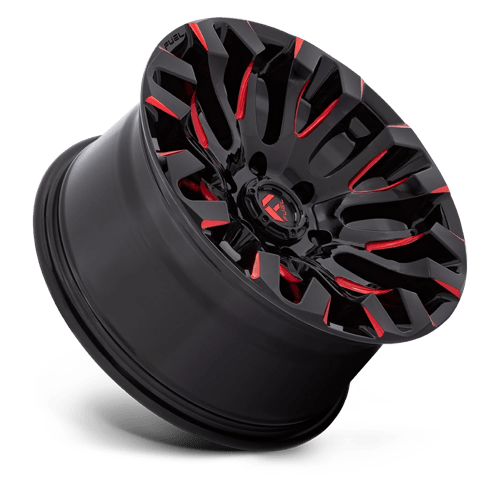 Fuel Off-Road D829 Quake 18x9 6x135 1 87.1 Gloss Black Milled Red Tint