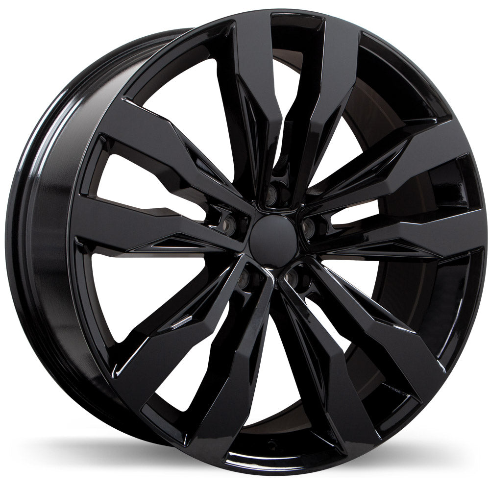 Replika R260A 20x8.5 5x112mm +34 57.1mm Gloss Black (R13 Radius Seats)