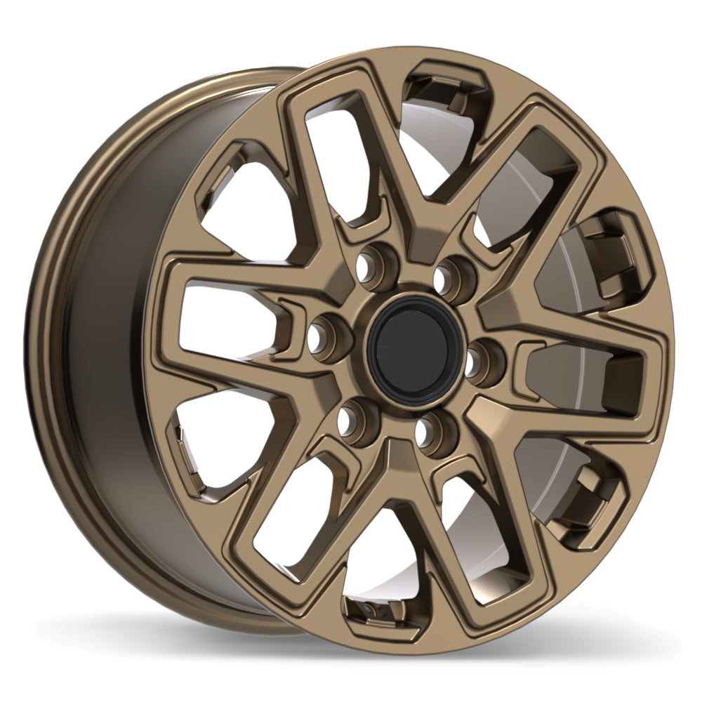 Replika R262 17x8.0 6x139.7mm +55 95.1mm Satin Bronze (Flat Seats)