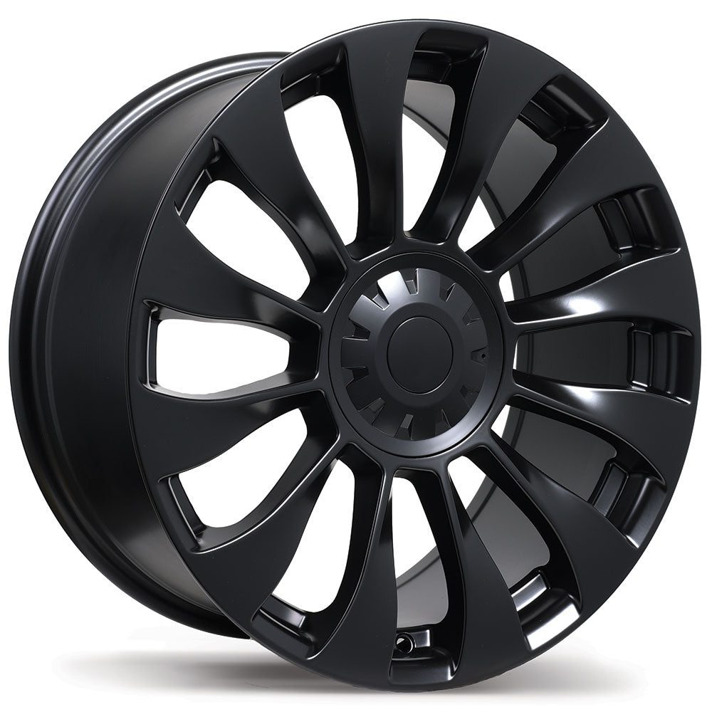 Replika R263B 19x8.5 5x114.3mm +40 70.2-64.1mm  Satin Black