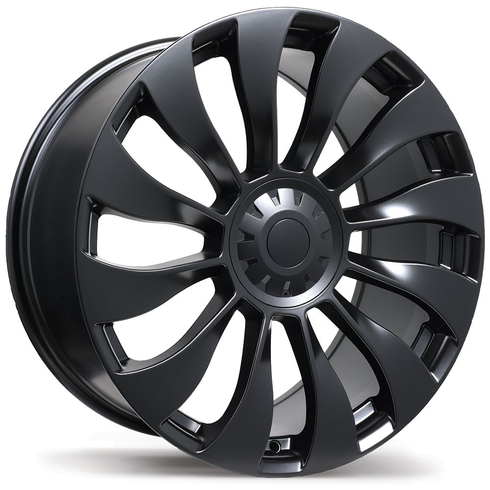 Replika R263B 20x9.5 5x114.3mm +45 70.2-64.1mm  Satin Black