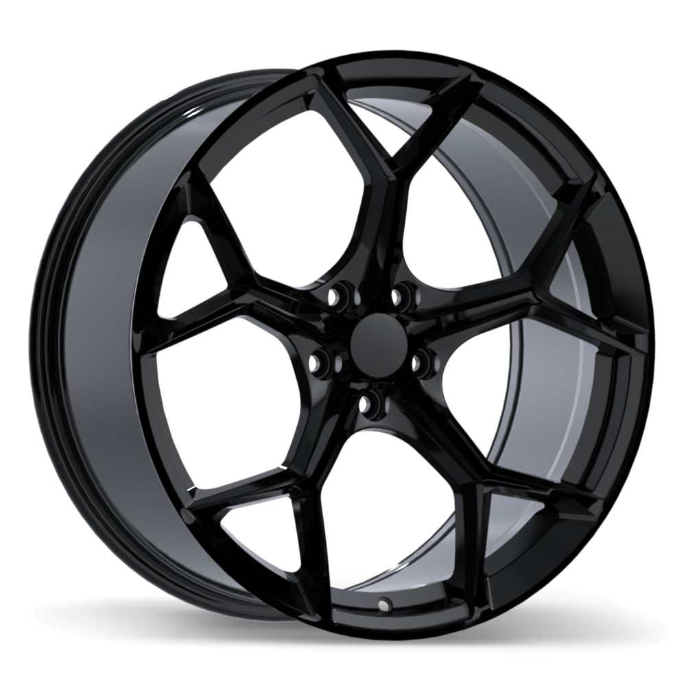 Replika R282 20x9.0 5x112mm +33 66.5mm Gloss Black (R14 Radius Seats)