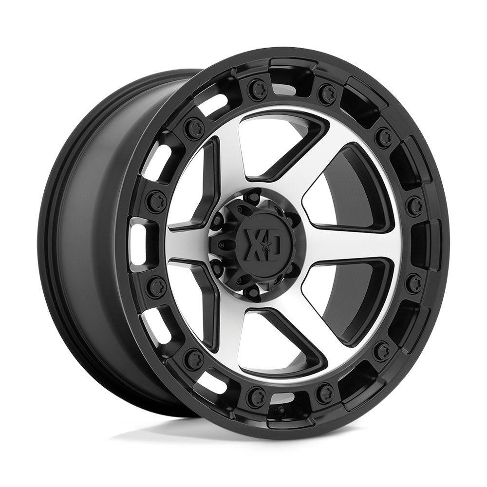 XD Wheels Xd862 Raid 17x9 5x127 0 71.5 Noir Satiné Usiné