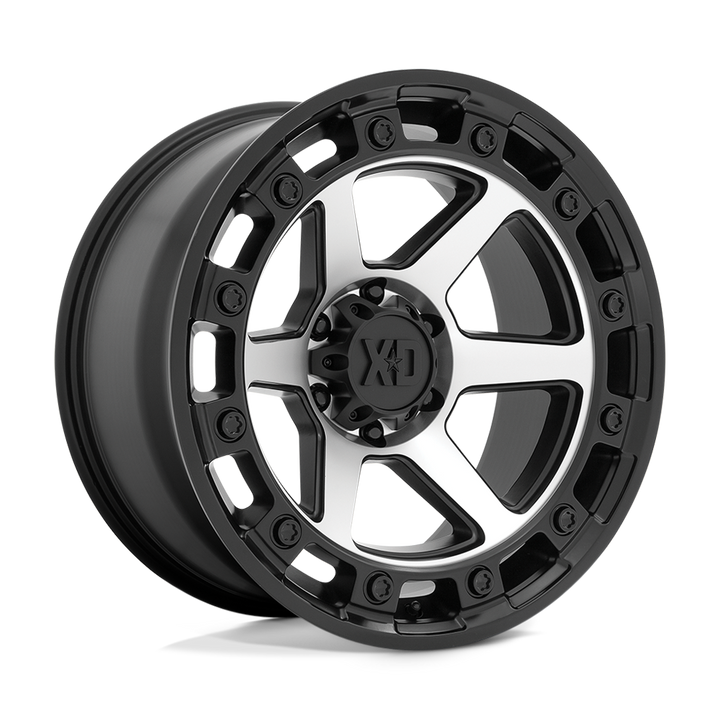 XD Wheels Xd862 Raid 17x9 5x127 0 71.5 Noir Satiné Usiné