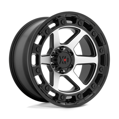 XD Wheels Xd862 Raid 17x9 6x139.7 0 106.1 Noir satiné usiné