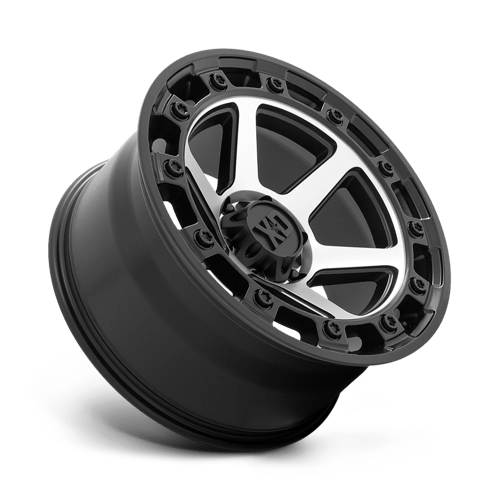 XD Wheels Xd862 Raid 17x9 6x139.7 0 106.1 Noir satiné usiné