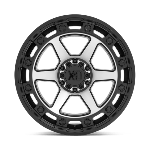 XD Wheels Xd862 Raid 20x10 5x127 -18 71.5 Noir Satiné Usiné
