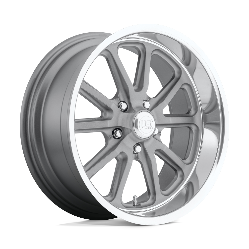 US Mag  U111 Rambler 18x7 5x127 1 78.1 Textured Gray DC Lip