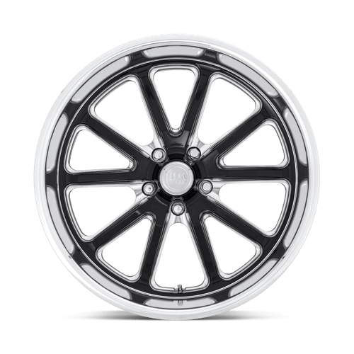 Us Mag 1pc U117 Rambler 18x9.5 5x127 1 78.1 Noir Brillant Fraisé