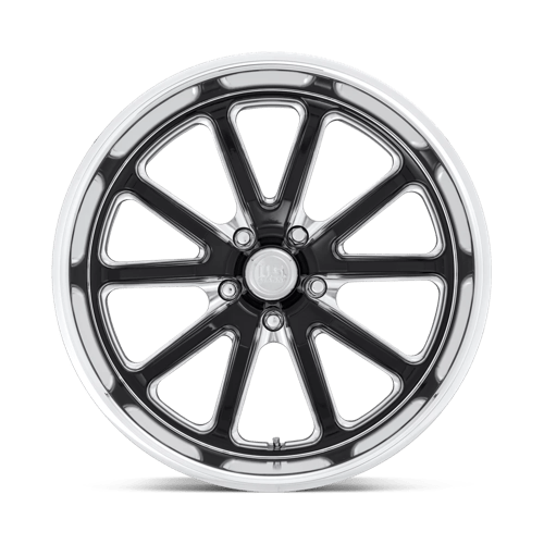 Us Mag 1pc U117 Rambler 18x9.5 5x127 1 78.1 Noir Brillant Fraisé