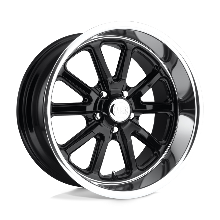 Us Mag 1pc U121 Rambler 22x9 5x127 1 78.1 Gloss Black