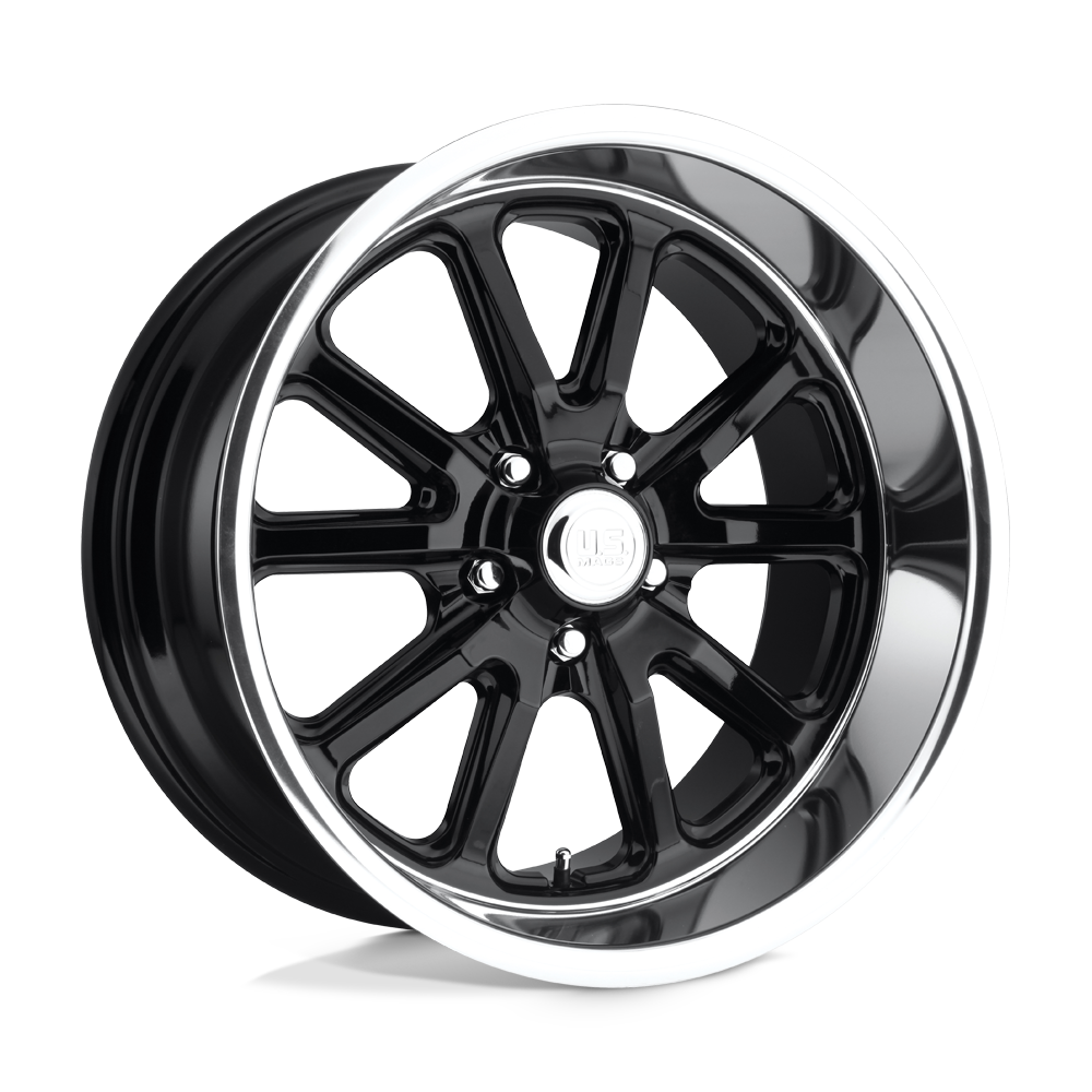 Us Mag 1pc U121 Rambler 22x9 5x127 1 78.1 Gloss Black