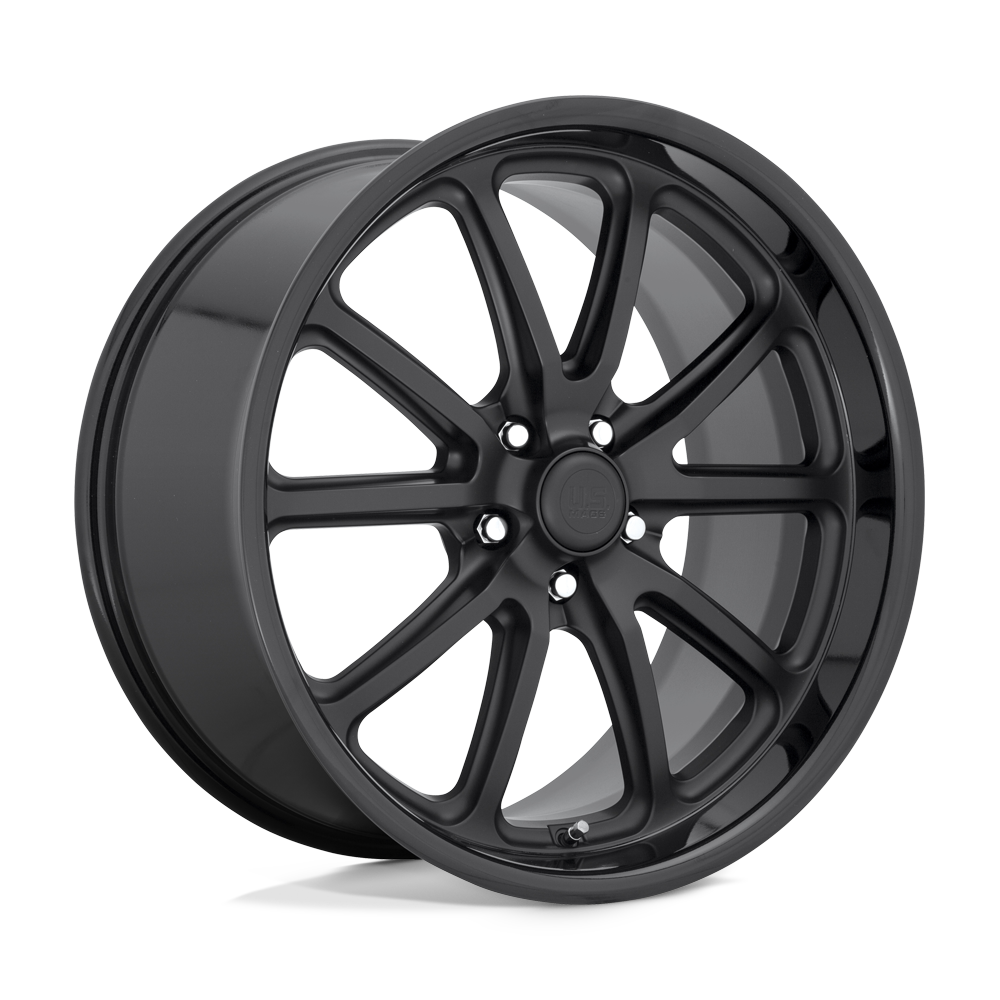 Us Mag 1pc U123 Rambler 18x9.5 5x120.65 1 72.56 Gloss Black Matte Black