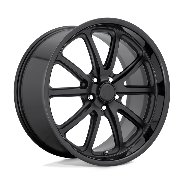 Us Mag 1pc U123 Rambler 20x8.5 5x115 15 71.5 Gloss Black Matte Black