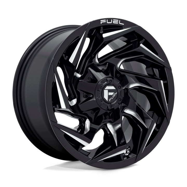 CARBURANT TOUT-TERRAIN D753 REACTION 20X10 8X180 -18 124.2 NOIR BRILLANT FRAISÉ