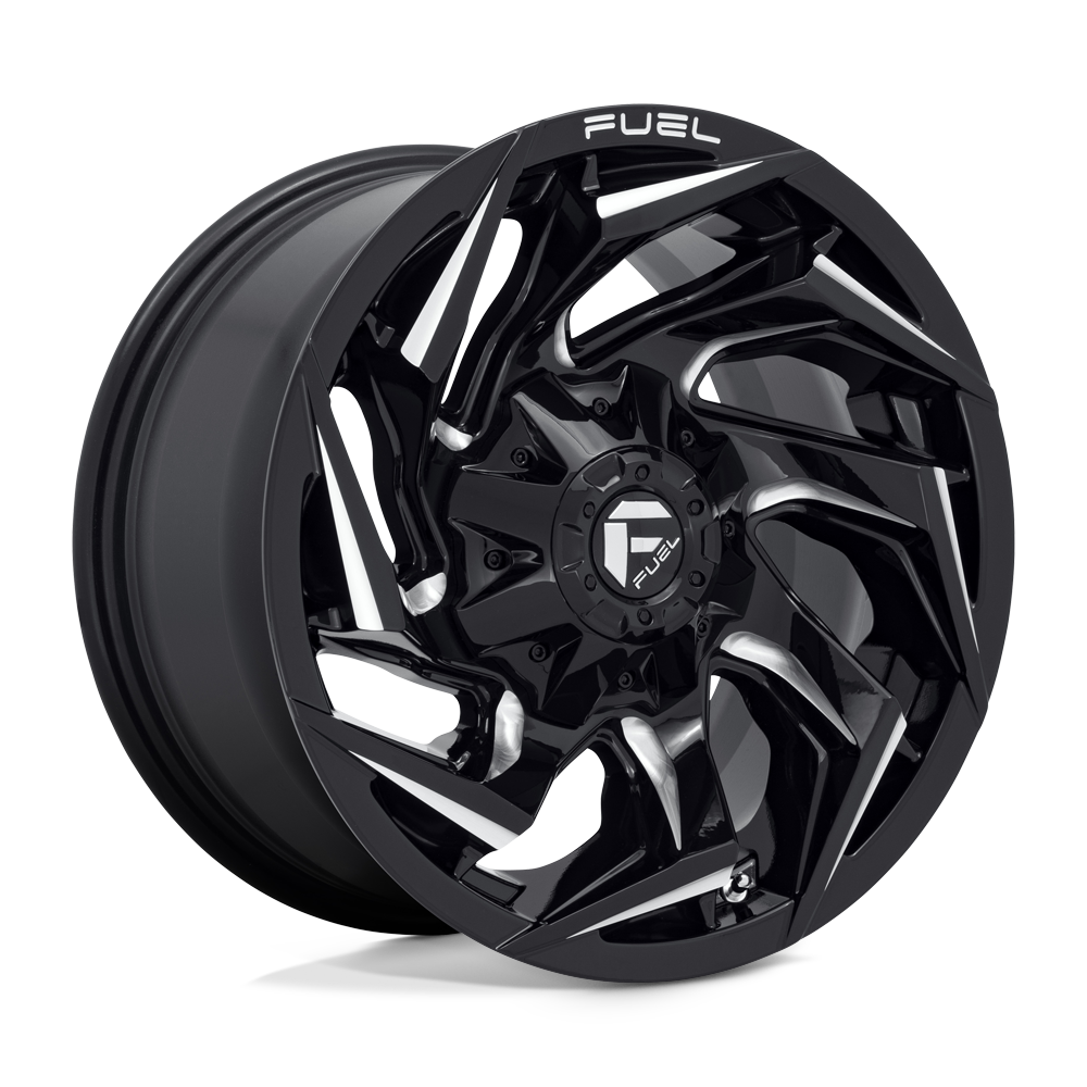 CARBURANT TOUT-TERRAIN D753 REACTION 17X9 6X135 / 6X139.7 1 106.1 NOIR BRILLANT FRAISÉ