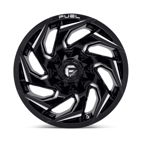 CARBURANT TOUT-TERRAIN D753 REACTION 18X9 8X170 -12 125.1 NOIR BRILLANT FRAISÉ