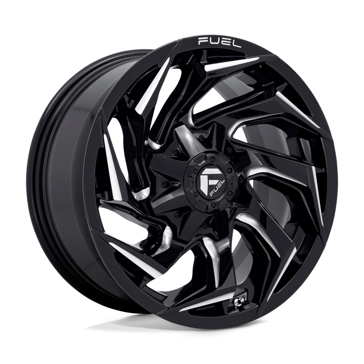 CARBURANT TOUT-TERRAIN D753 REACTION 18X9 6X135 / 6X139.7 1 106.1 NOIR BRILLANT FRAISÉ